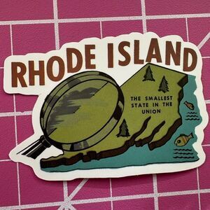 💜13/$13 +Bundle Sticker Sale | Travel Rhode Island Waterproof Sticker
